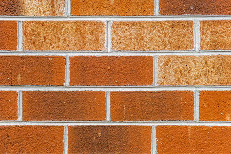 Red Brick wall Backgroundの写真素材