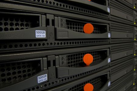 High Availability Rack Sever devicesの写真素材