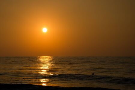 Summer sunrise on Golden Sands beach Photo taken Jully 2015のeditorial素材