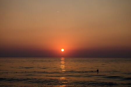 Summer sunrise on Golden Sands beach Photo taken Jully 2015のeditorial素材