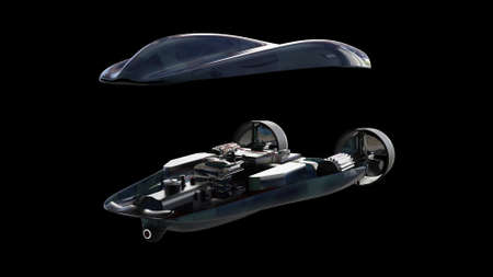 underwater research droneの写真素材