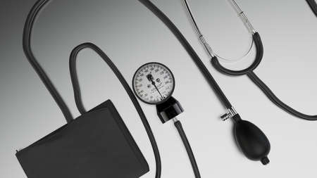 stethoscope medical deviceの写真素材