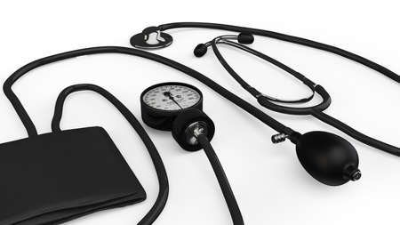 medical device render stethoscopeの写真素材