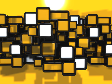 abstract boxes