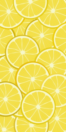 Seamless background pattern with lemonのイラスト素材