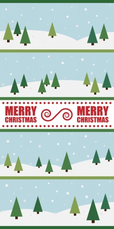 christmas background design with treesのイラスト素材