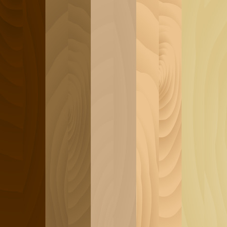 Vector wood plank texture setのイラスト素材