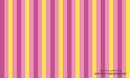 Modern background with pink and yellow lines designのイラスト素材