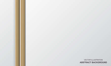 Abstract background white and golden luxury modern designのイラスト素材