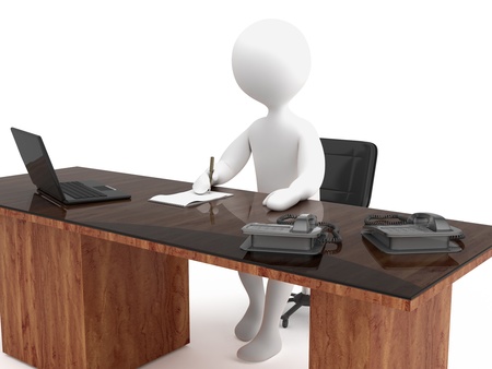 character secretaryの写真素材