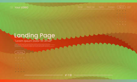 Abstract gradient fluid background. with colorful abstract fluid 3d. Perfect to use for landing...