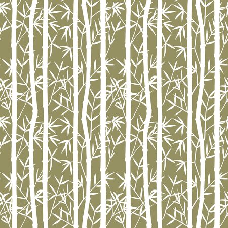 Bamboo seamless pattern, eps10 vector illustration. hand drawingのイラスト素材