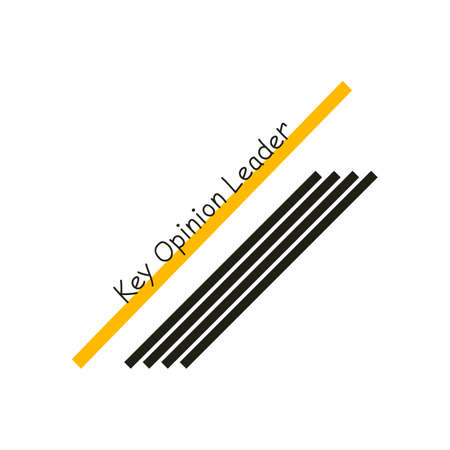 Key Opinion Leader banner vector illustration