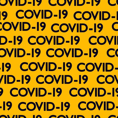 Seamless pattern Covid-19. vector stock illustration eps10のイラスト素材