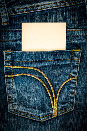 background of a denim pocket.の写真素材