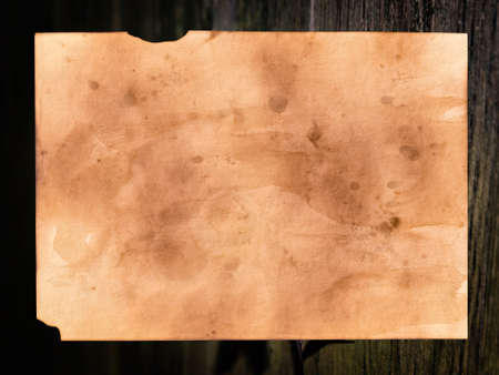 old shabby sheet of paper.の写真素材