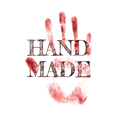 Hand made inscription.の写真素材