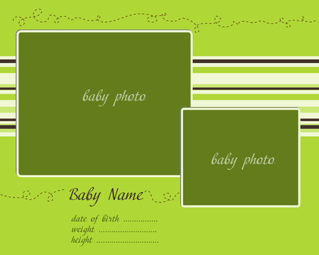 Baby Arrival Card  のイラスト素材