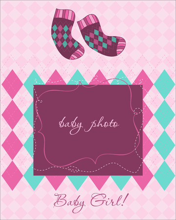 Baby Arrival Card  のイラスト素材