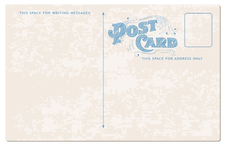Antique postcard in vector - see more in my profileのイラスト素材