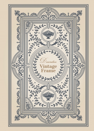 Vintage frames and design elements - with place for your text のイラスト素材