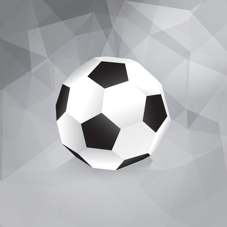Paper Soccer Ball - Trendy Design Template.のイラスト素材