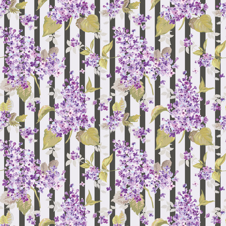 Vintage Floral Background - seamless pattern for design, print, scrapbook - in vectorのイラスト素材