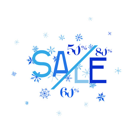 Winter Sale Banner - in vectorのイラスト素材