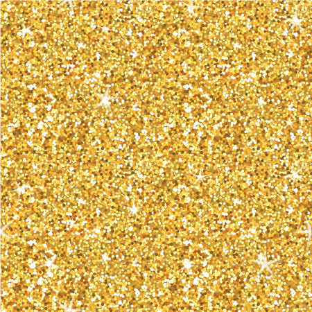 Golden Glitter Background - seamless pattern - in vectorのイラスト素材