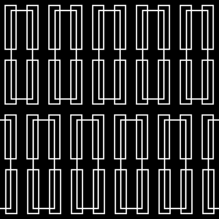 Seamless Background Monochrome Tile - for Design and Scrapbook - in vectorのイラスト素材