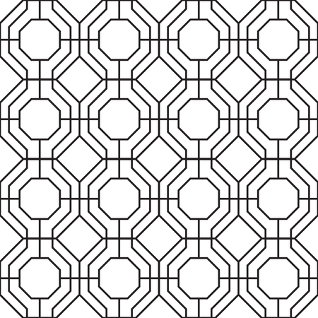 Seamless Background Monochrome Tile - for Design and Scrapbook - in vectorのイラスト素材