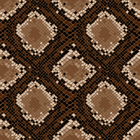 Snake skin seamless pattern texture repeating seamless in vector. Fashionable print, stylish backgroundのイラスト素材