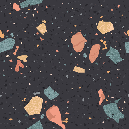 Terrazzo Seamless Pattern.のイラスト素材