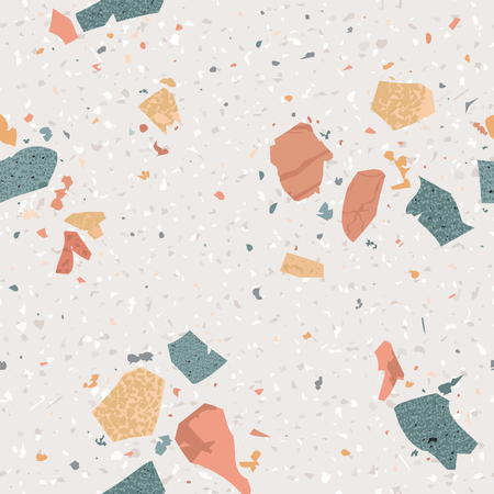 Terrazzo Seamless Pattern.のイラスト素材