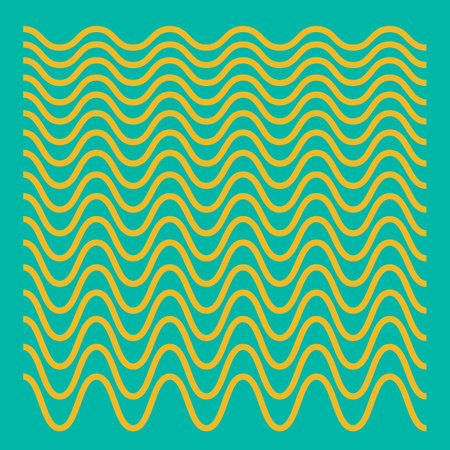 Square geometric shape wavy patternのイラスト素材