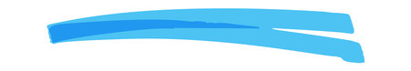 Blue linear handwritten highlight dividerのイラスト素材