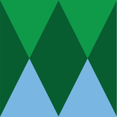 Green ecology simple geometric designのイラスト素材