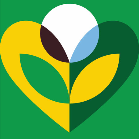 Love nature geometric pattern designのイラスト素材