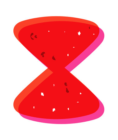 Risograph element symmetric geometrical shape