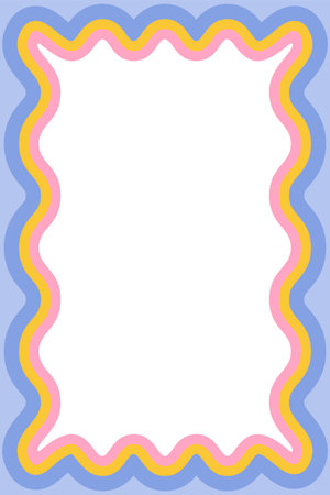 Trendy abstract colorful retro bannerのイラスト素材