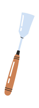 Painting trowel artistic craftsmanship supplyのイラスト素材