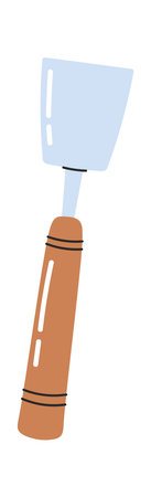 Artist trowel tool painting stuffのイラスト素材
