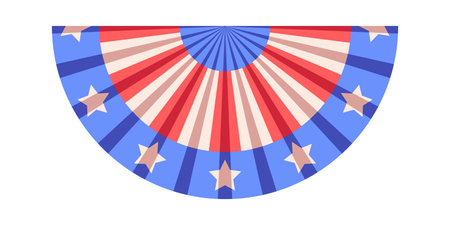 USA independence day festive decorationのイラスト素材