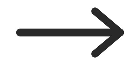 Classic thin linear arrow shapeのイラスト素材