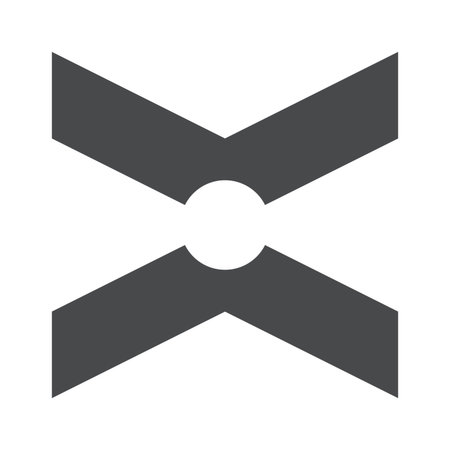 Simple geometric shape black form
