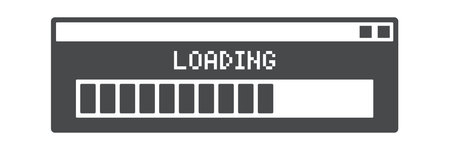 Loading window y2k element design