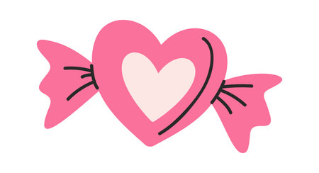 Valentines day candy romantic confectionaryのイラスト素材