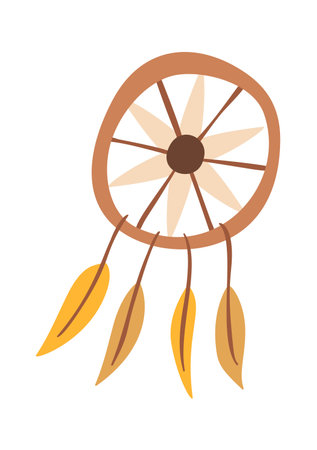 Dream catcher native american designのイラスト素材