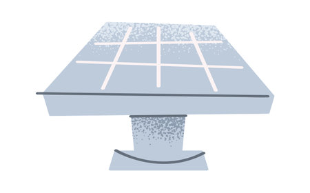 Solar panel clean electricity symbol