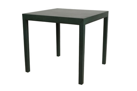 Wooden stool isolated on white background. 3d rendering. Computer digital drawing.の写真素材